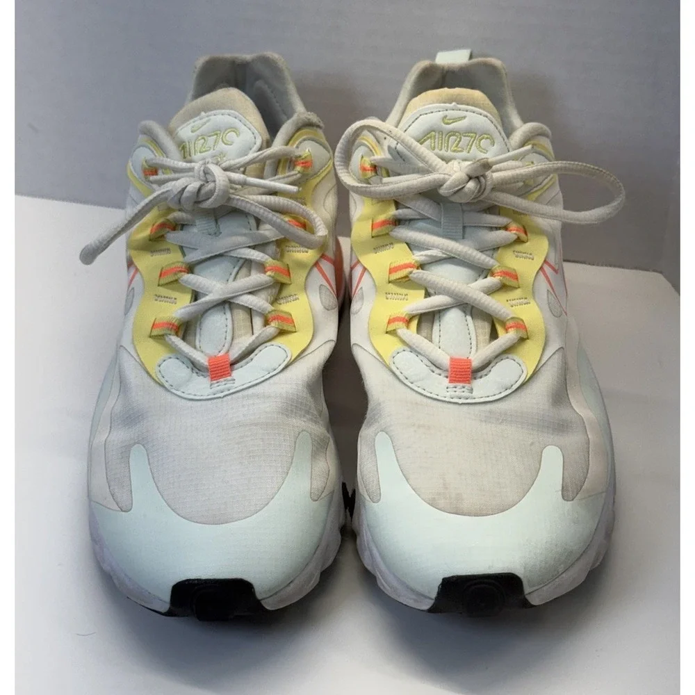 Nike Air Max 270 React 'Pale Ivory' CV8818-102‎ Women's Sz 10 Shoes